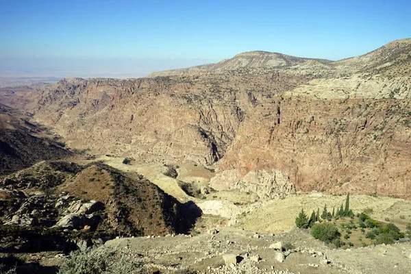Szurdok Dana Nemzeti Park Jordánia — Stock Fotó