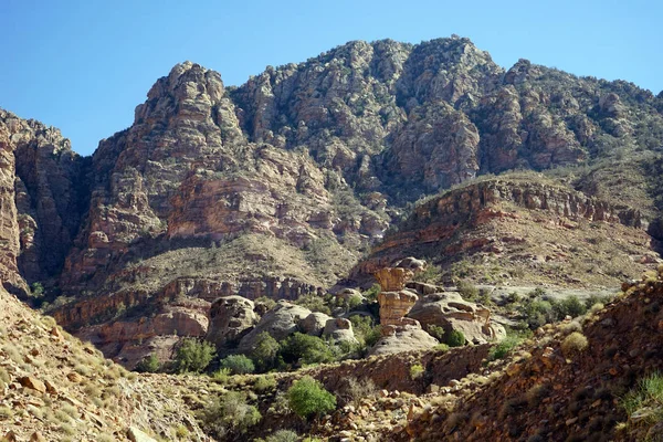 Ущелина Дана Національний Парк Йорданії — стокове фото