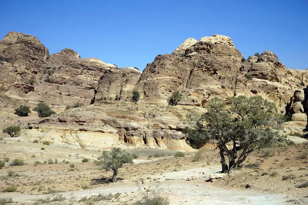 Jordan Szlak Pobliżu Petra Jordania — Zdjęcie stockowe