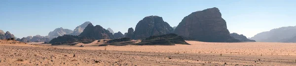 Panorama Del Desierto Wadi Rum Jordania — Foto de Stock