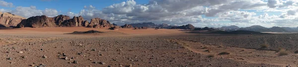 Panorama Del Desierto Wadi Rum Jordania — Foto de Stock