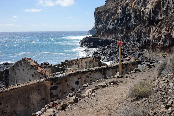 Ruined House Coast Gomera Island Spain — Stock Photo, Image