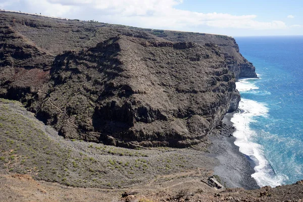 Pobřeží Gomera Ostrově Španělsku — Stock fotografie