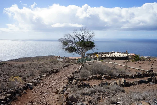 海岸のラ ゴメラ島は スペインの家 — ストック写真