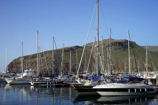 Σαν Σεμπαστιάν Ισπανία Circa Φεβρουαρίου 2019 Γιοτ Μαρίνα — Φωτογραφία Αρχείου