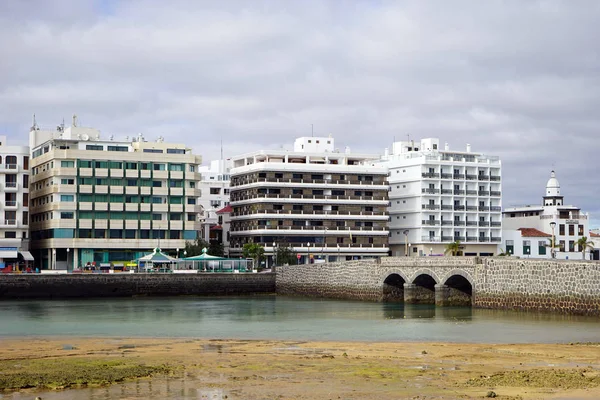 Arrecife Espanha Fevereiro Circa 2019 Edifícios Costa — Fotografia de Stock