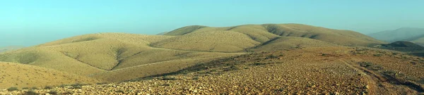 Pista Terra Árida Ilha Fuerteventura Espanha — Fotografia de Stock