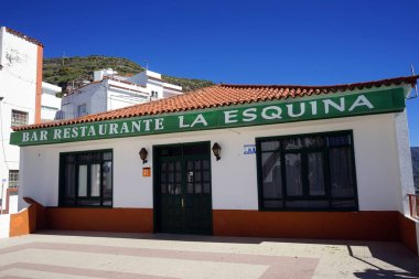 AGAETE, SPAIN - CIRCA FEBRUARY 2019 La Esquina restaurant