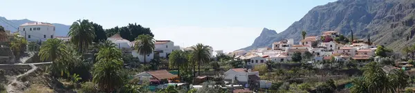 Fataga Іспанія Circa Лютого 2019 Панорама Міста — стокове фото