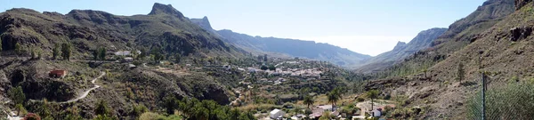 Fataga Town Mountain Area Gran Canaria Spasin — Stock Photo, Image