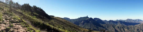 Trilho Caminhada Montanha Ilha Gran Canaria Espanha — Fotografia de Stock
