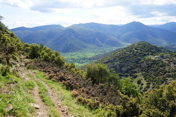 Sendero y montaña —  Fotos de Stock