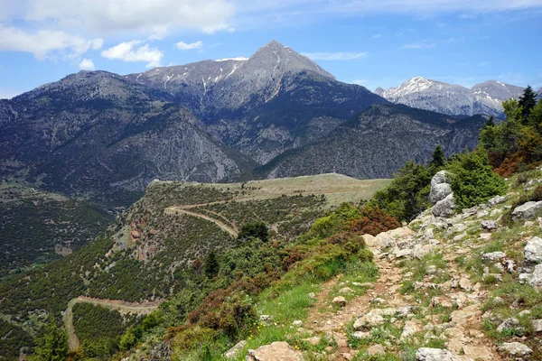 Chemin de randonnée en montagne — Photo