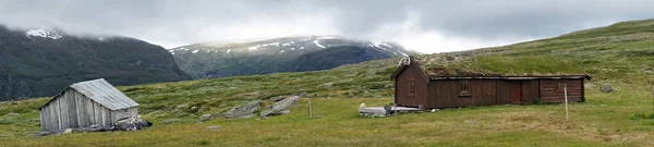 Holzhäuser — Stockfoto