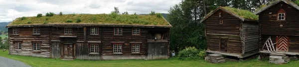 Casas rurales de madera — Foto de Stock