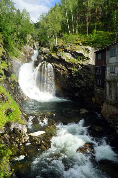 Ulafossen vattenfall — Stockfoto