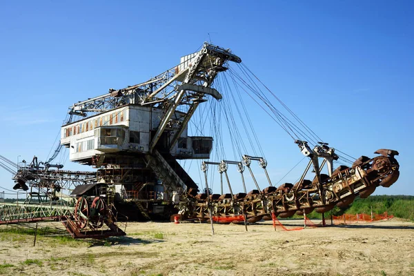 Gran Excavadora Cantera Arena Cerca Moscú Rusia —  Fotos de Stock