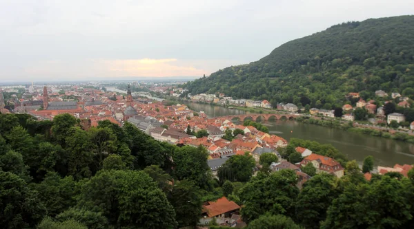 Der Blick Auf Das Schöne Heidelberg — Stockfoto