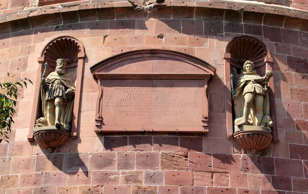 Ruinerna Det Medeltida Slottet Heidelberg Tyskland — Stockfoto