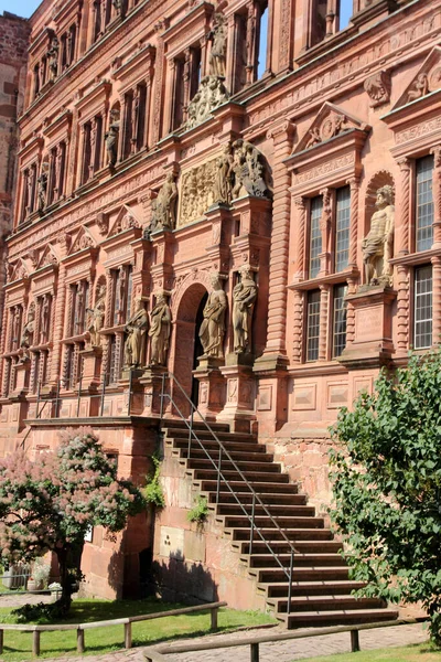 Mystiek Middeleeuws Kasteel Fort Heidelberger Schloss — Stockfoto