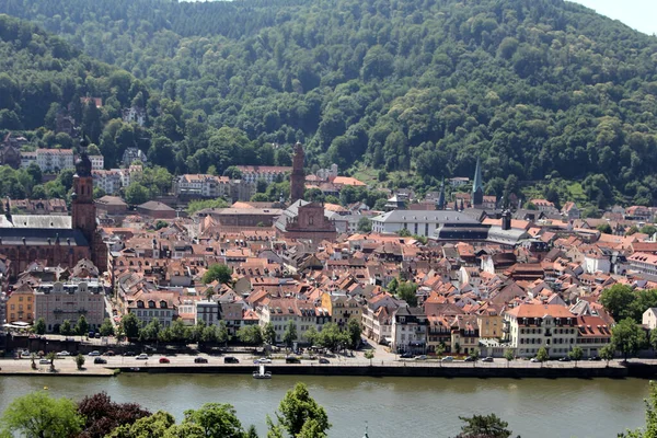 Heidelberg Páté Největší Město Německém Státě Bádensko Wrttembersko Heidelberg Součástí — Stock fotografie