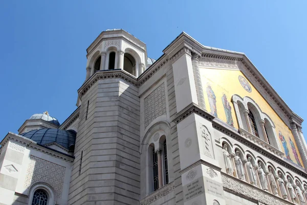 Kerk Saint Spyridon Een Servisch Orthodoxe Kerk Triëst Italië — Stockfoto