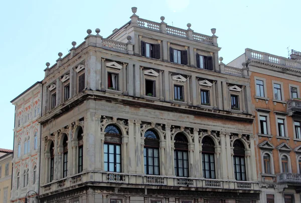 Beautiful Architecture Buildings Trieste Italy — Stock Photo, Image