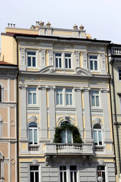 Bellissima Architettura Edifici Trieste Italia — Foto Stock