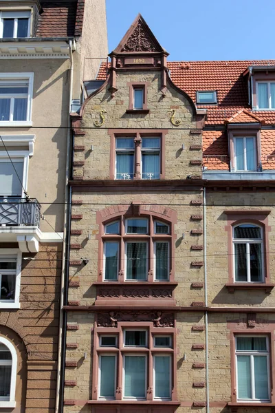 Historische Architectuur Heidelberg Duitsland Heidelberg Een Plaats Duitse Deelstaat Baden — Stockfoto