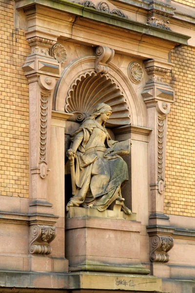하이델베르크에 역사적 건축물 하이델 베르크 Heidelberg 베르크 주에서 번째로 도시이다 — 스톡 사진