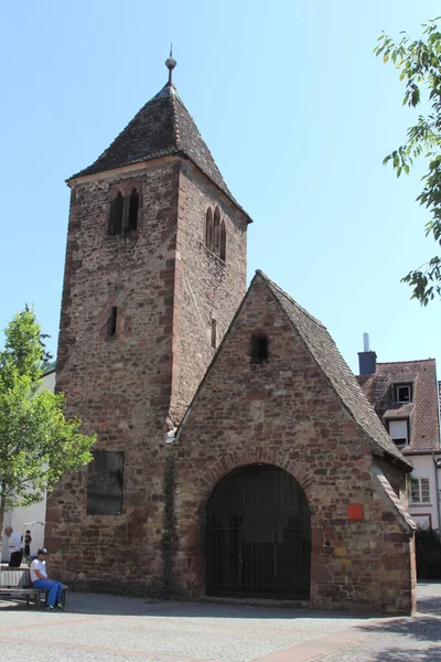 하이델베르크 시내입니다 하이델 베르크 Heidelberg 베르크 주에서 번째로 도시이다 하이델 — 스톡 사진