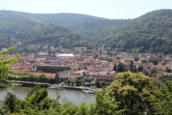 Vista Sobre Heidelberg Alemania Heidelberg Quinta Ciudad Más Grande Del — Foto de Stock