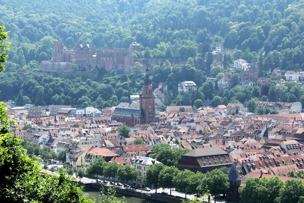 Pohled Heidelberg Německo Heidelberg Páté Největší Město Německém Státě Bádensko — Stock fotografie