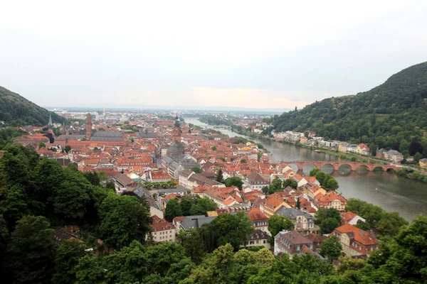 Widok Heidelberg Niemcy Heidelberg Jest Piątym Wielkości Miastem Niemieckim Kraju — Zdjęcie stockowe