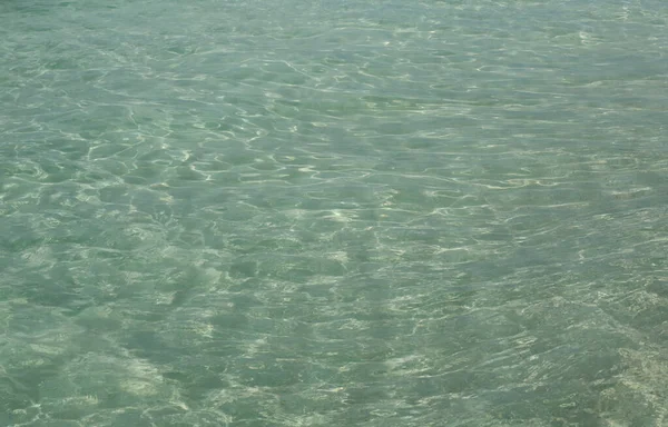 Acqua Sulla Sabbia Nella Spiaggia Tropicale Come Sfondo Texture — Foto Stock