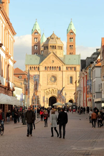 Old Centre Speyer Rhineland Palatinate Germany Speyer Founded Romans One — Stock Photo, Image