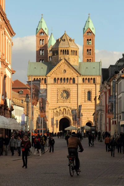 Speyer Eski Merkezi Rhineland Palatinate Almanya Speyer Almanya Nın Eski — Stok fotoğraf