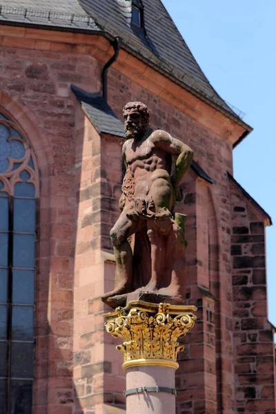 Architecture Historique Heidelberg Allemagne Heidelberg Est Cinquième Grande Ville État — Photo