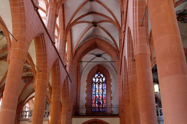 Heiliggeistkirche Найвідоміша Церква Гейдельберзі Німеччина Воно Стоїть Посередині Ринку Старому — стокове фото