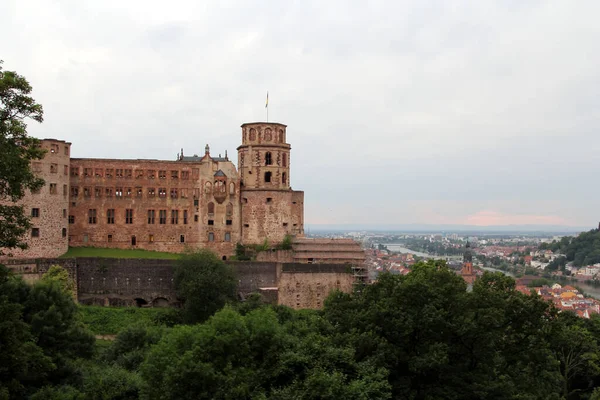 Château Médiéval Heidelberg Allemagne Heidelberg Est Cinquième Grande Ville État — Photo