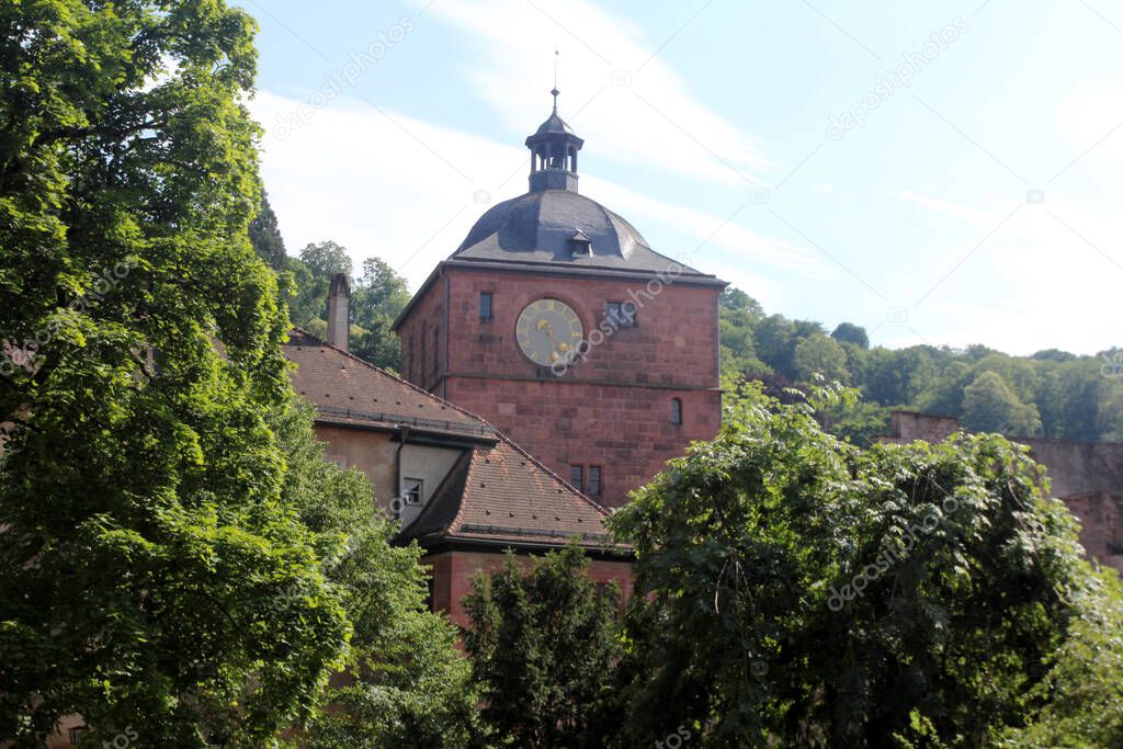 Medieval castle in Heidelberg, Germany. Heidelberg is the fifth-largest city in the German state of Baden-Wrttemberg. Heidelberg is part of the densely populated Rhine-Neckar Metropolitan Region.