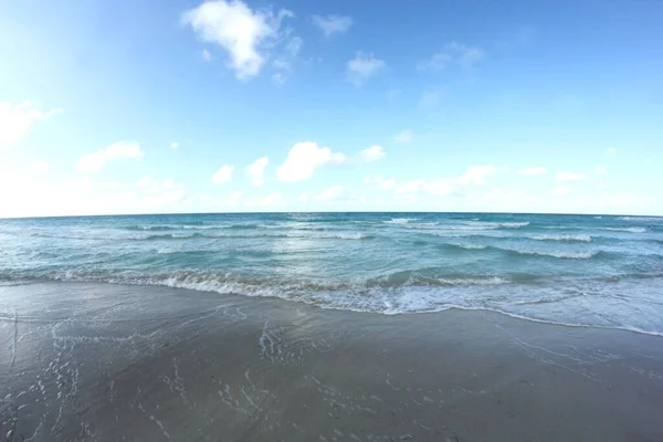 Tropiska Karibiska Stranden Och Smaragdvatten Landskap — Stockfoto