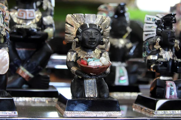 Мексиканские Традиционные Сувениры Открытом Рынке — стоковое фото