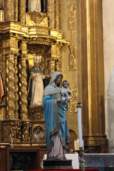 Église Saint Domingue Puebla Mexique Chapelle Rosario Est Située Dans — Photo