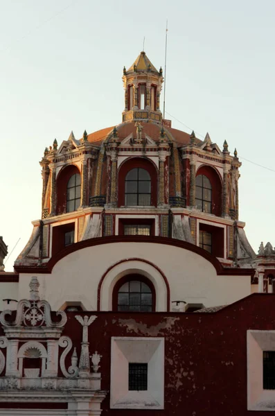 Iglesia Santo Domingo Puebla México Capilla Del Rosario Encuentra Iglesia — Foto de Stock