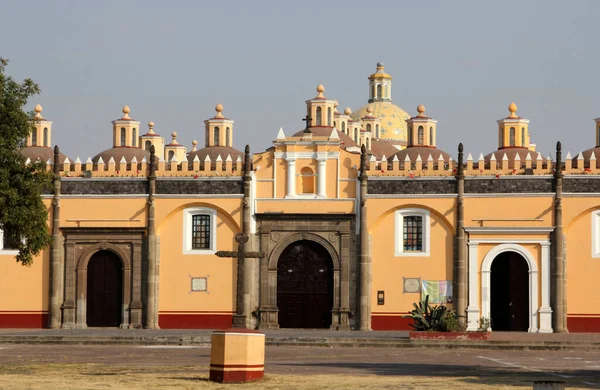 Igreja San Pedro Apostol Praça Principal Cholula Cholula Puebla México — Fotografia de Stock