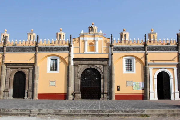 Igreja San Pedro Apostol Praça Principal Cholula Cholula Puebla México — Fotografia de Stock