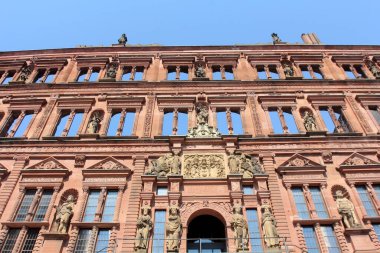 Ünlü Heidelberg şatosu harabeleri, Almanya