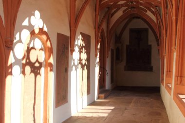 St. Stephan 'ın ünlü kilisesi. Mainz, Rhineland-Palatinate, Almanya.