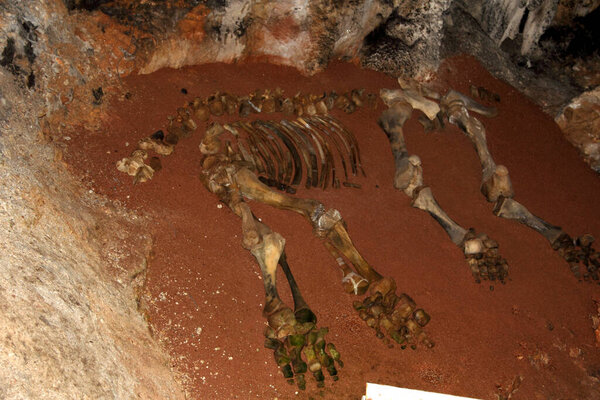 Зал пещеры Эмине Байр Хасар. Чатыр-Даг. Крым, Украина.